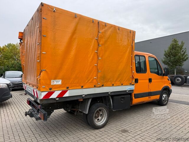 Pritschenwagen IVECO 35C12 Pritsche+Plane/DoKa 6-Sitze/AHK3000 Kg