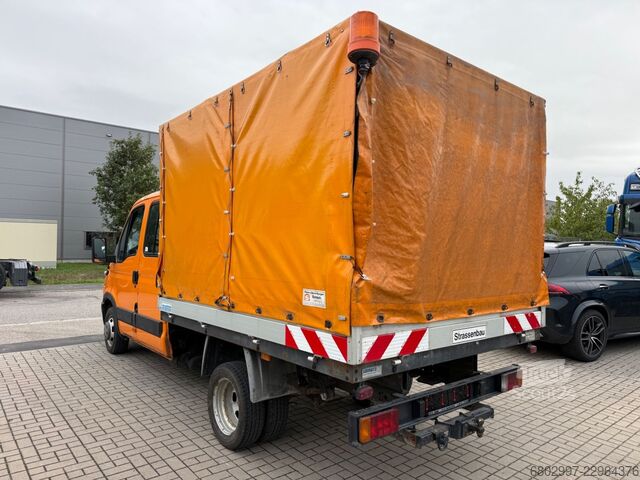 Pritschenwagen IVECO 35C12 Pritsche+Plane/DoKa 6-Sitze/AHK3000 Kg