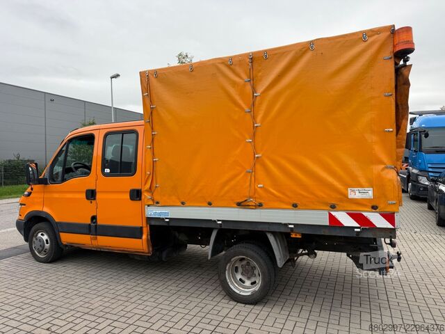 Pritschenwagen IVECO 35C12 Pritsche+Plane/DoKa 6-Sitze/AHK3000 Kg