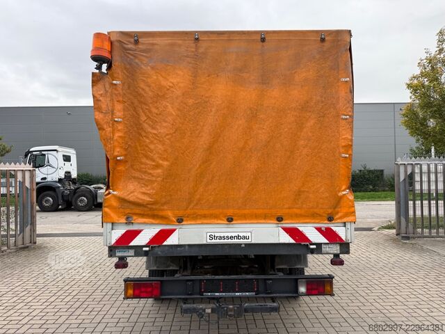 Transporter mit Pritsche & Plane IVECO 35C12 Pritsche+Plane/DoKa 6-Sitze/AHK3000 Kg