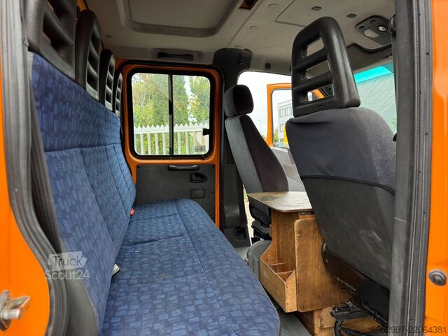 Transporter mit Pritsche & Plane IVECO 35C12 Pritsche+Plane/DoKa 6-Sitze/AHK3000 Kg