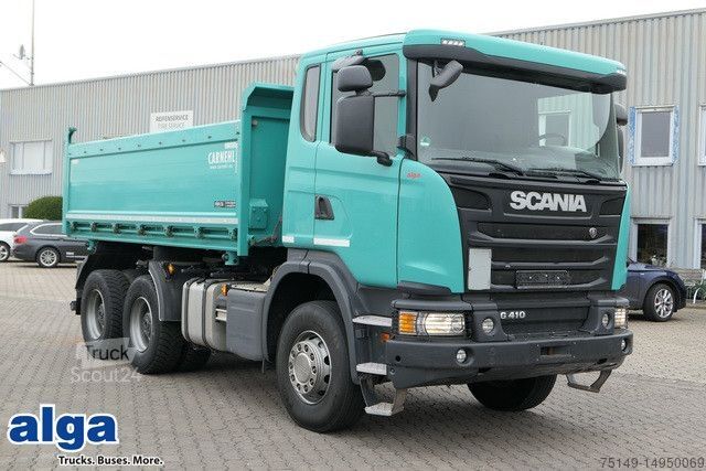 Scania G 410 6x4, Klima, Standheizung, 3 Pedale, Hydr.