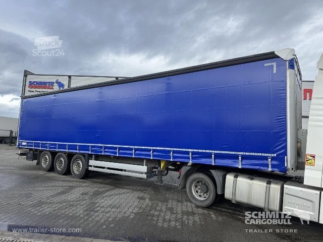 Auflieger mit Pritsche & Plane Schmitz Cargobull Curtainsider Standard