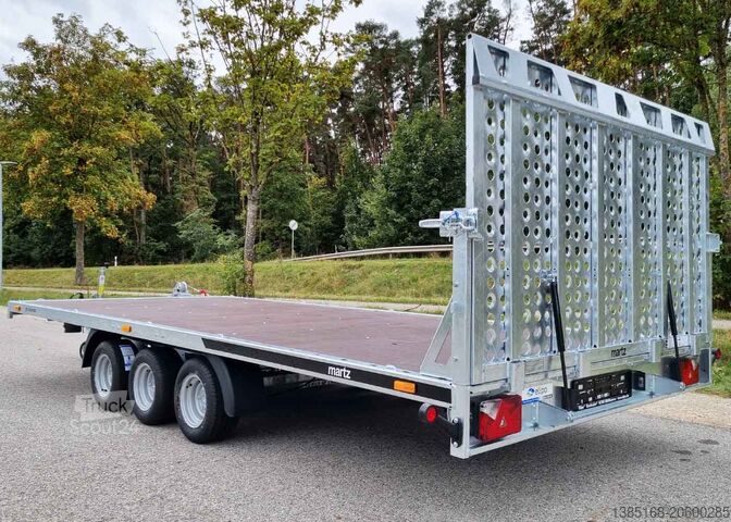 Rimorchio con caricatore basso Martz Anhänger Maschinenanhänger 5m 3,5t