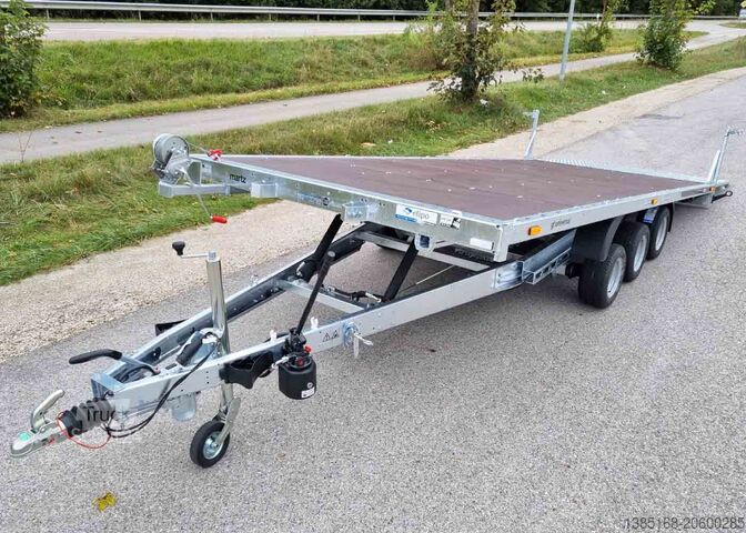 Rimorchio con caricatore basso Martz Anhänger Maschinenanhänger 5m 3,5t