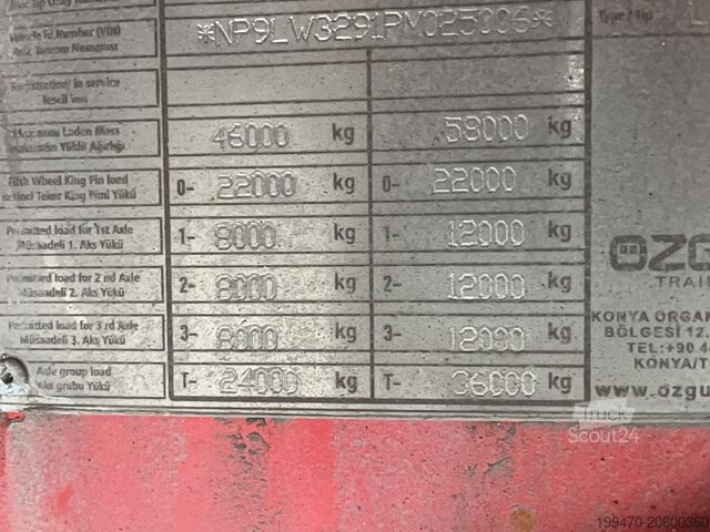 Semirreboque de carga baixa ÖZGÜL LW3 3-Axle