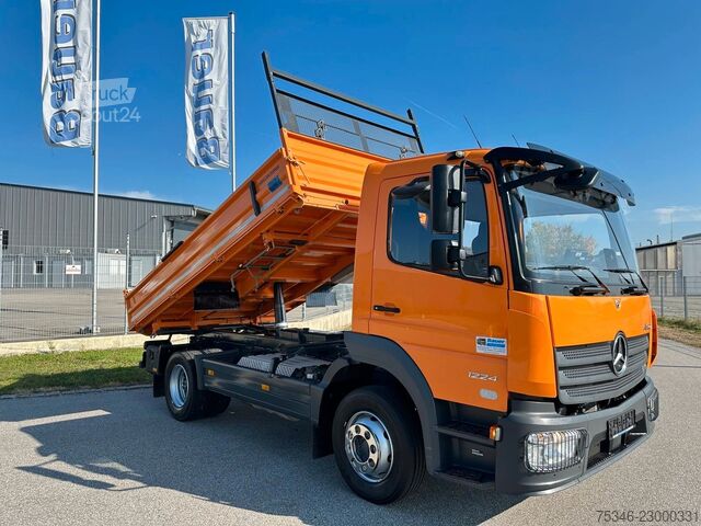 Dreiseitenkipper LKW MERCEDES-BENZ 1224 Meiller Kipper/2 x AHK/NL 5,7 to/Nur 11 tkm