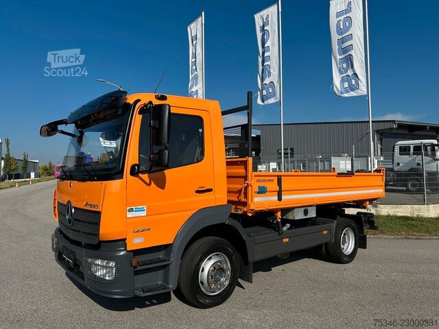 Dreiseitenkipper LKW MERCEDES-BENZ 1224 Meiller Kipper/2 x AHK/NL 5,7 to/Nur 11 tkm