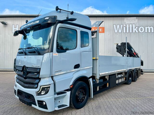 Platós teherautó MERCEDES-BENZ Actros 2543 LL| X-HIDUO 228 E-5*Seilwinde*Navi