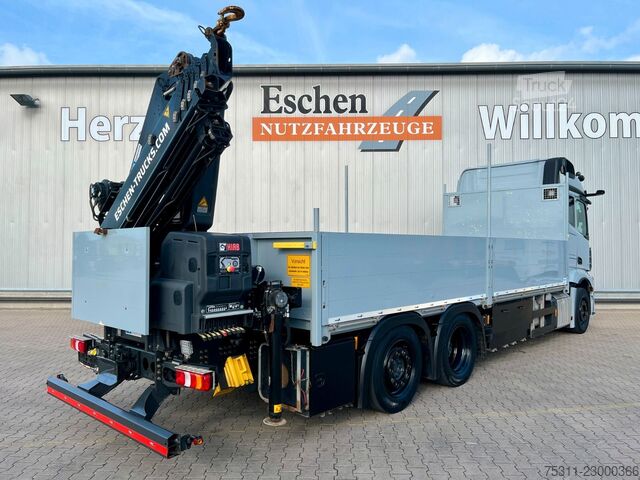 Platós teherautó MERCEDES-BENZ Actros 2543 LL| X-HIDUO 228 E-5*Seilwinde*Navi