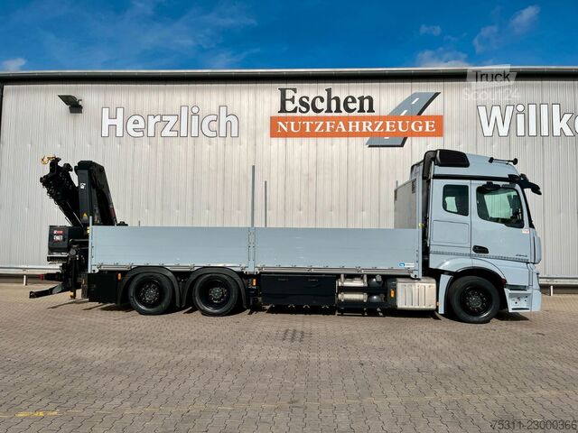Platós teherautó MERCEDES-BENZ Actros 2543 LL| X-HIDUO 228 E-5*Seilwinde*Navi