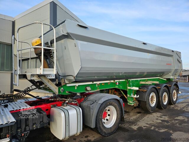 Semiremorcă basculantă Schwarzmüller SK Stahlrundmulde m. hydr. Heckklappe