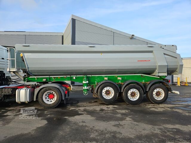 Semiremorcă basculantă Schwarzmüller SK Stahlrundmulde m. hydr. Heckklappe