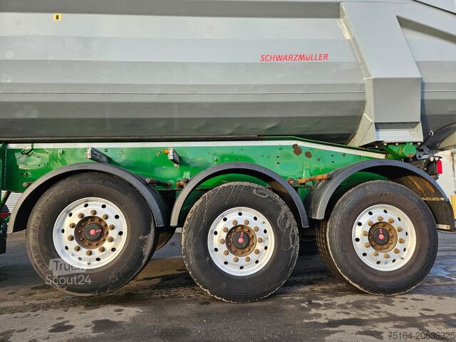 Semiremorcă basculantă Schwarzmüller SK Stahlrundmulde m. hydr. Heckklappe