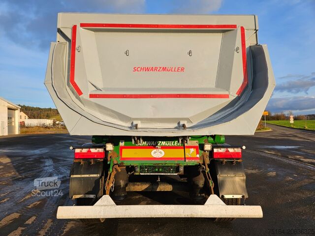 Semiremorcă basculantă Schwarzmüller SK Stahlrundmulde m. hydr. Heckklappe