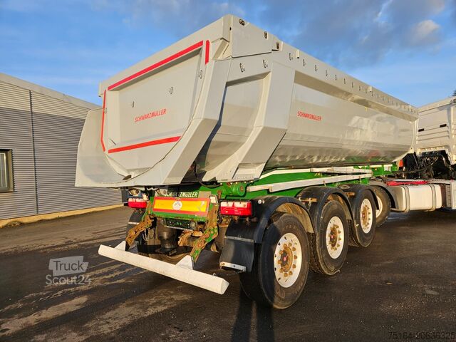 Semiremorcă basculantă Schwarzmüller SK Stahlrundmulde m. hydr. Heckklappe