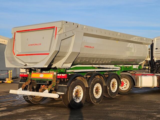 Semiremorcă basculantă Schwarzmüller SK Stahlrundmulde m. hydr. Heckklappe