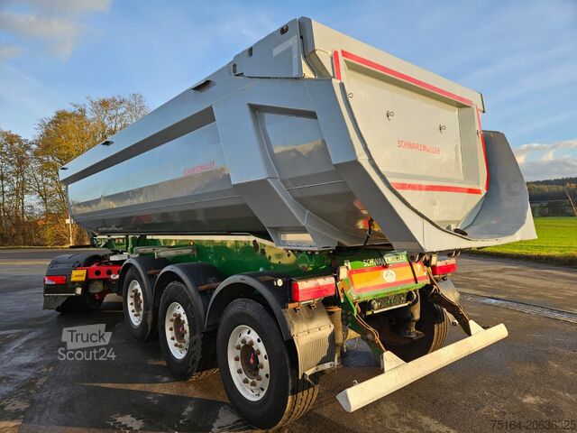 Semiremorcă basculantă Schwarzmüller SK Stahlrundmulde m. hydr. Heckklappe