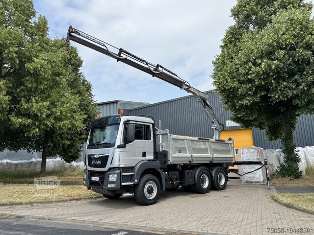 Grue mobile MAN TGS 26.440 - abnehmbarer Heckkran - 6x6