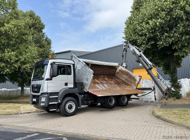 Grue mobile MAN TGS 26.440 - abnehmbarer Heckkran - 6x6