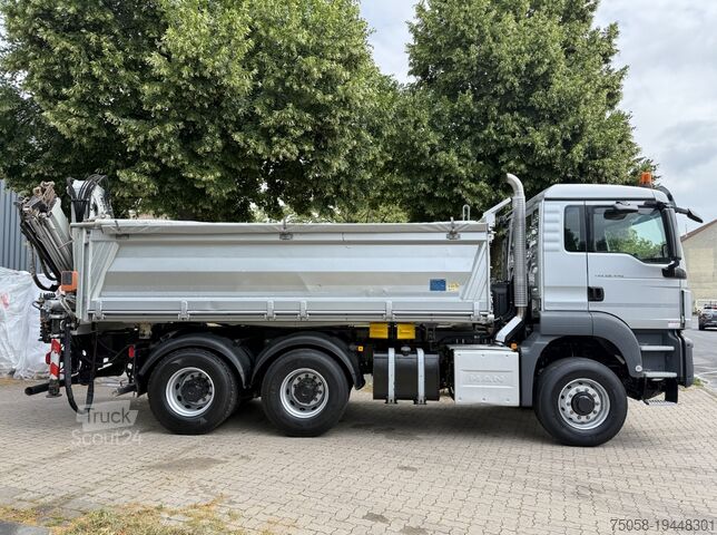 Grue mobile MAN TGS 26.440 - abnehmbarer Heckkran - 6x6