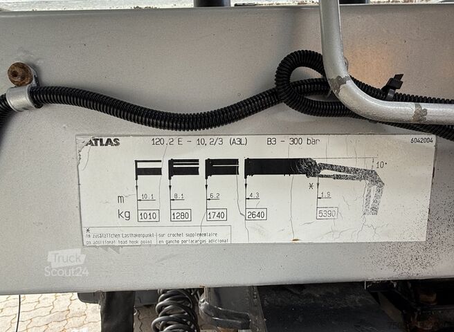 Grue mobile MAN TGS 26.440 - abnehmbarer Heckkran - 6x6