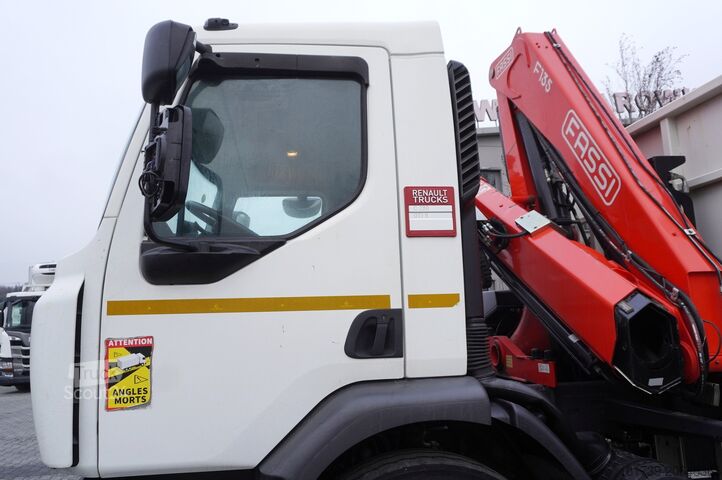 Platforma ar celtni Renault C280 DTI 8 / FASSI crane 5.6T / 560 mth