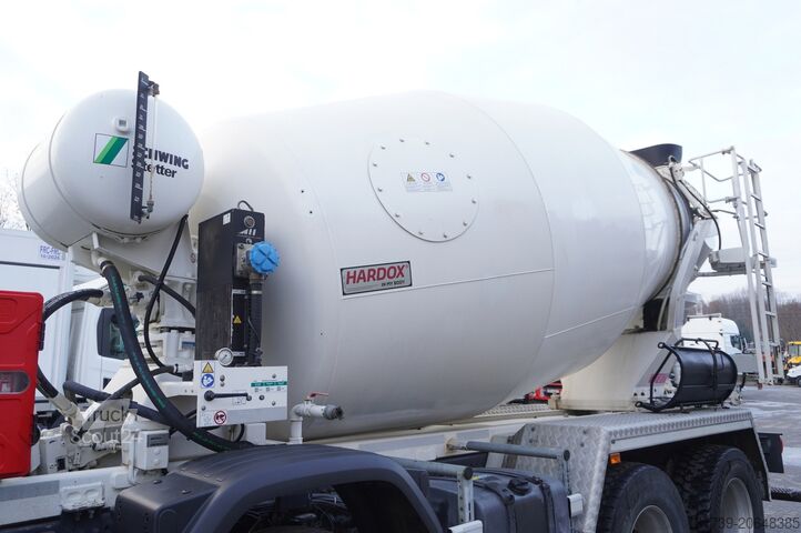 Betongblandare SCANIA P410 XT 8x4 / 80 tho. km!!! / SCHWING