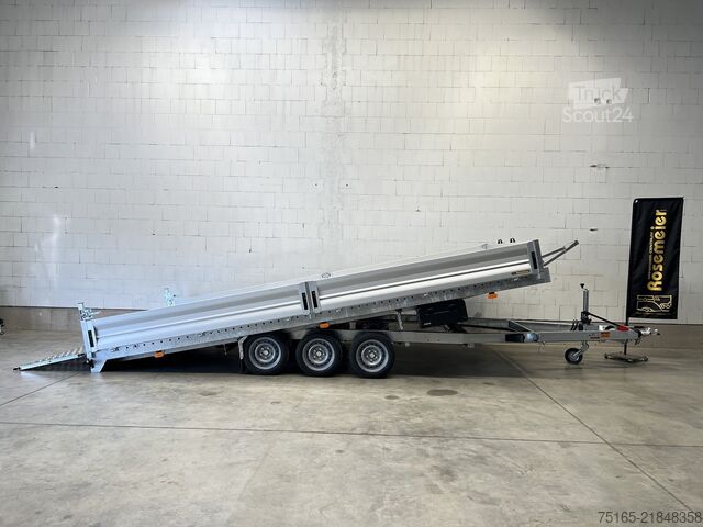 Транспортьори за машини и ремаркета за багери Vezeko Jumbo W 35.51 Tridem Maschinentransporter