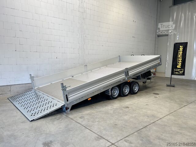 Транспортьори за машини и ремаркета за багери Vezeko Jumbo W 35.51 Tridem Maschinentransporter