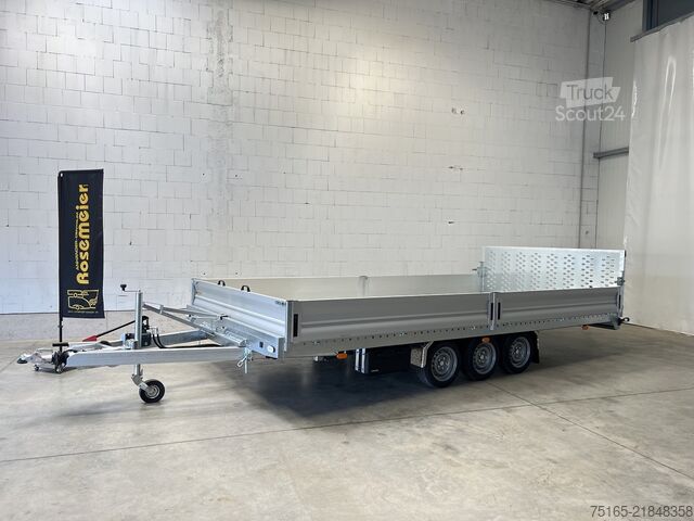 Транспортьори за машини и ремаркета за багери Vezeko Jumbo W 35.51 Tridem Maschinentransporter
