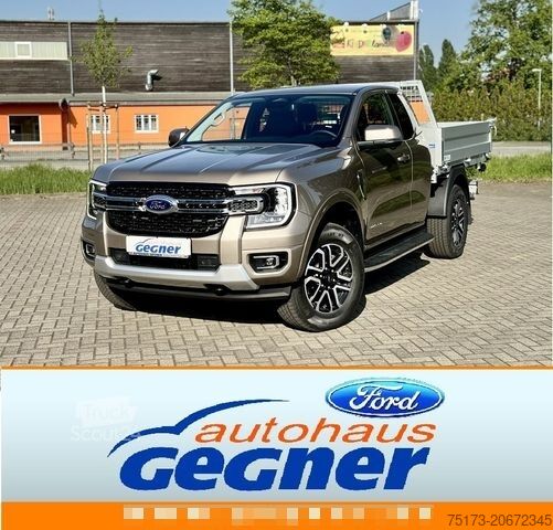 Tippbil skåpbil FORD Ranger Limited Autom EXtraKab 3-S.-Kipper 360Kam