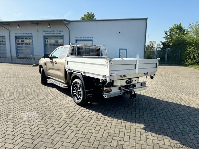 Tippbil skåpbil FORD Ranger Limited Autom EXtraKab 3-S.-Kipper 360Kam