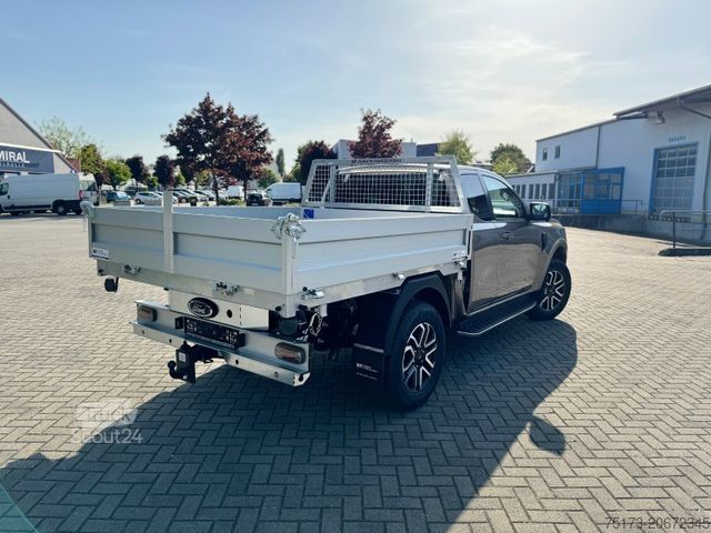 Tippbil skåpbil FORD Ranger Limited Autom EXtraKab 3-S.-Kipper 360Kam