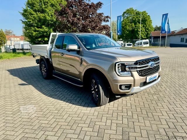 Tippbil skåpbil FORD Ranger Limited Autom EXtraKab 3-S.-Kipper 360Kam