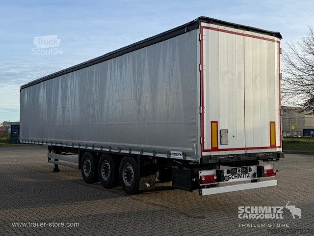 Atvira puspriekabė su tentu Schmitz Cargobull Curtainsider Standard Getränke