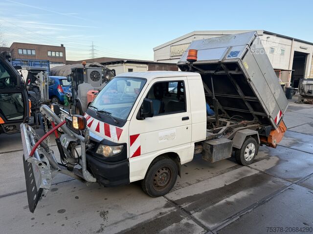 Sopmaskin Piaggio Porter Kipper 1.3 Winterdienst+1.Hand