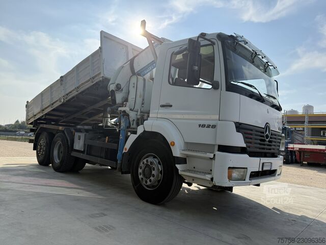 Tristrani prekucnik Mercedes-Benz Atego 1828 Kipper+Kran CORMACH 19.000E3