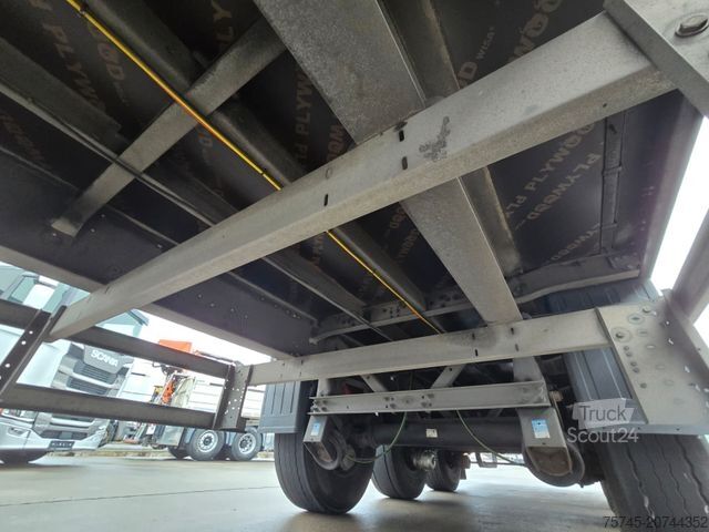 Box semitrailer SCHMITZ CARGOBULL SCB S3B SKO24/L * LIFT * ALCOA * 1.HAND *