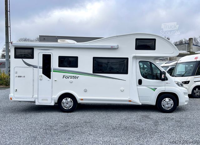 Τροχόσπιτο με προεξοχή (alcove) FORSTER A 699 VB *Etagenbetten-2xKlima-Automatik*