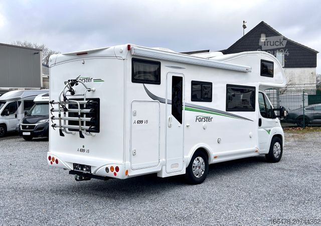 Τροχόσπιτο με προεξοχή (alcove) FORSTER A 699 VB *Etagenbetten-2xKlima-Automatik*