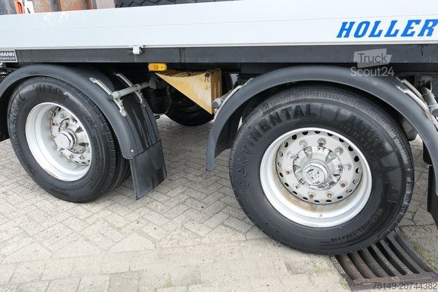 Åben trailer HÜFFERMANN HTA 18.00, Tandem, Ballastanhänger, Luftfederung