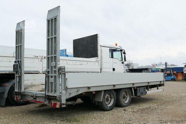 Low loader trailer HUMBAUR HBT 116225 BS, Verzinkt, Rampen, Tandem, 6.200mm