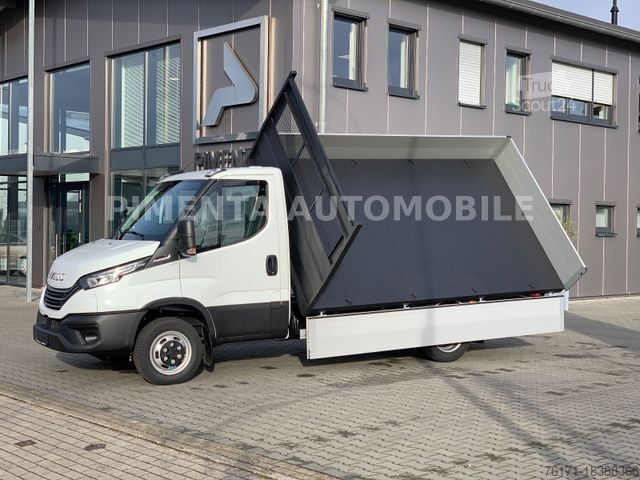 Driezijdige kipper bestelwagen IVECO Daily 50C18HA8 AUT 3SKIPPER TEMP DIFF AHK AKTION