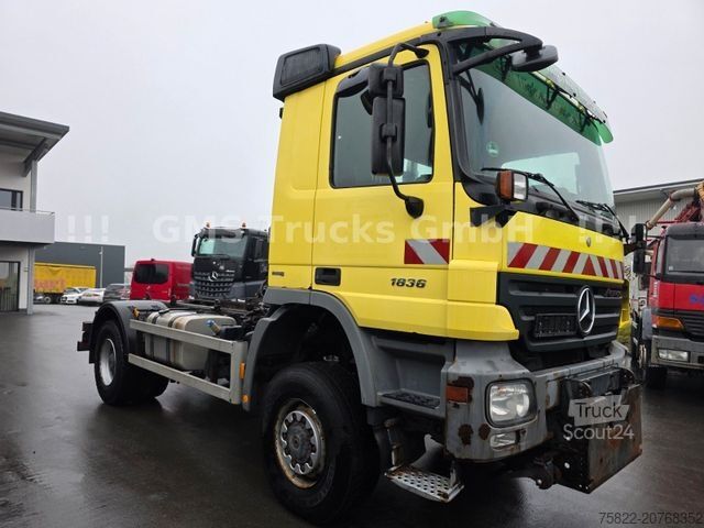 Kamyon şasisi MERCEDES-BENZ Actros 1836 / 4X4 ALLRAD / 3 Pedal / Full Steel
