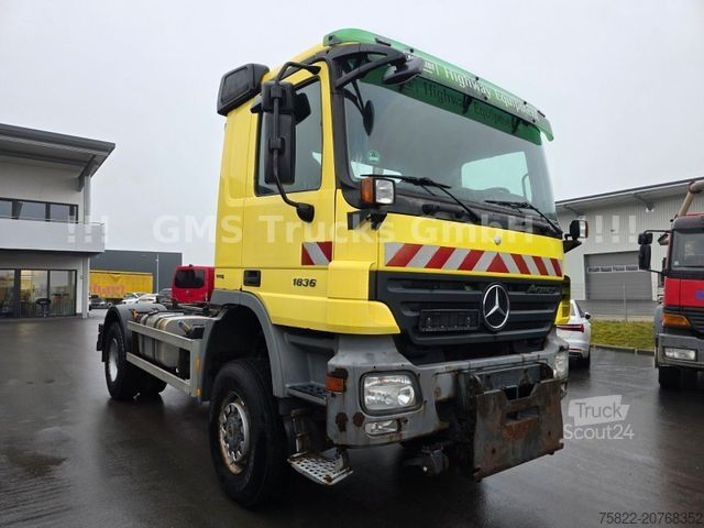 Kamyon şasisi MERCEDES-BENZ Actros 1836 / 4X4 ALLRAD / 3 Pedal / Full Steel