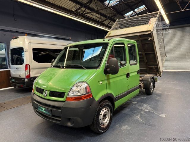 Kravas mikroautobuss ar pašizgāzēju RENAULT Master DoKa 3 Seiten Kipper AHK TÜV 08/2026