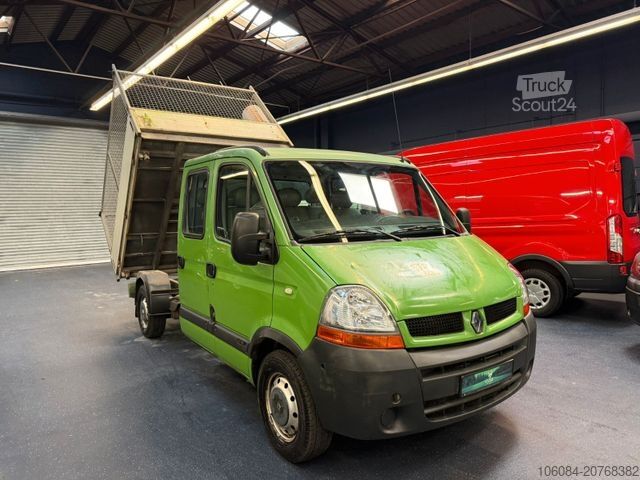 Kravas mikroautobuss ar pašizgāzēju RENAULT Master DoKa 3 Seiten Kipper AHK TÜV 08/2026