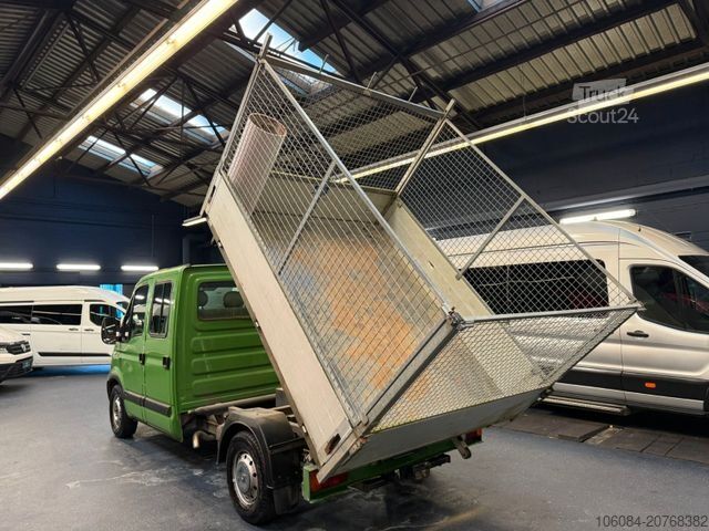 Kravas mikroautobuss ar pašizgāzēju RENAULT Master DoKa 3 Seiten Kipper AHK TÜV 08/2026