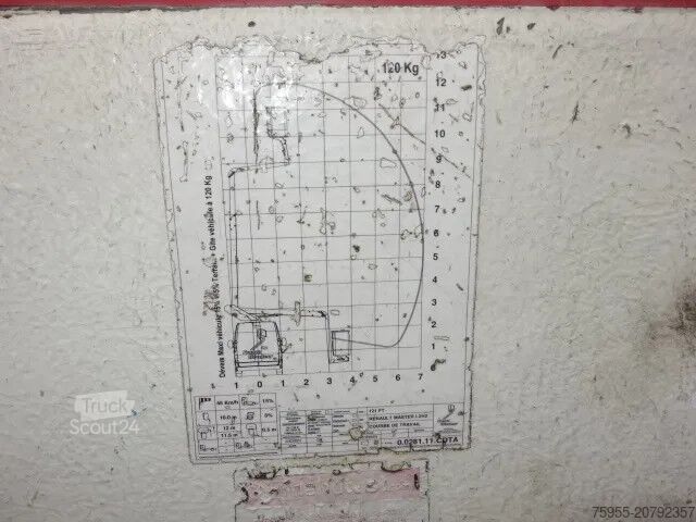 Plate-forme de levage Renault Master ELEVATEUR FRANCE 12 METER EURO 6,AIRCO